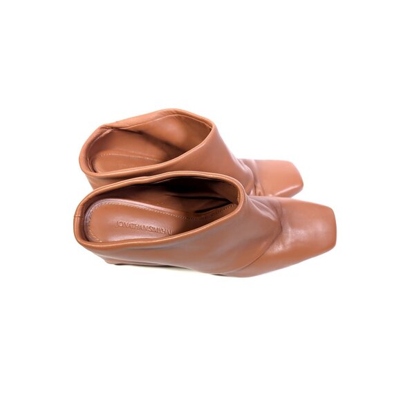Jonathan Simkhai Karine Foldover Booties Womens Size 10 Brown - Picture 5 of 10